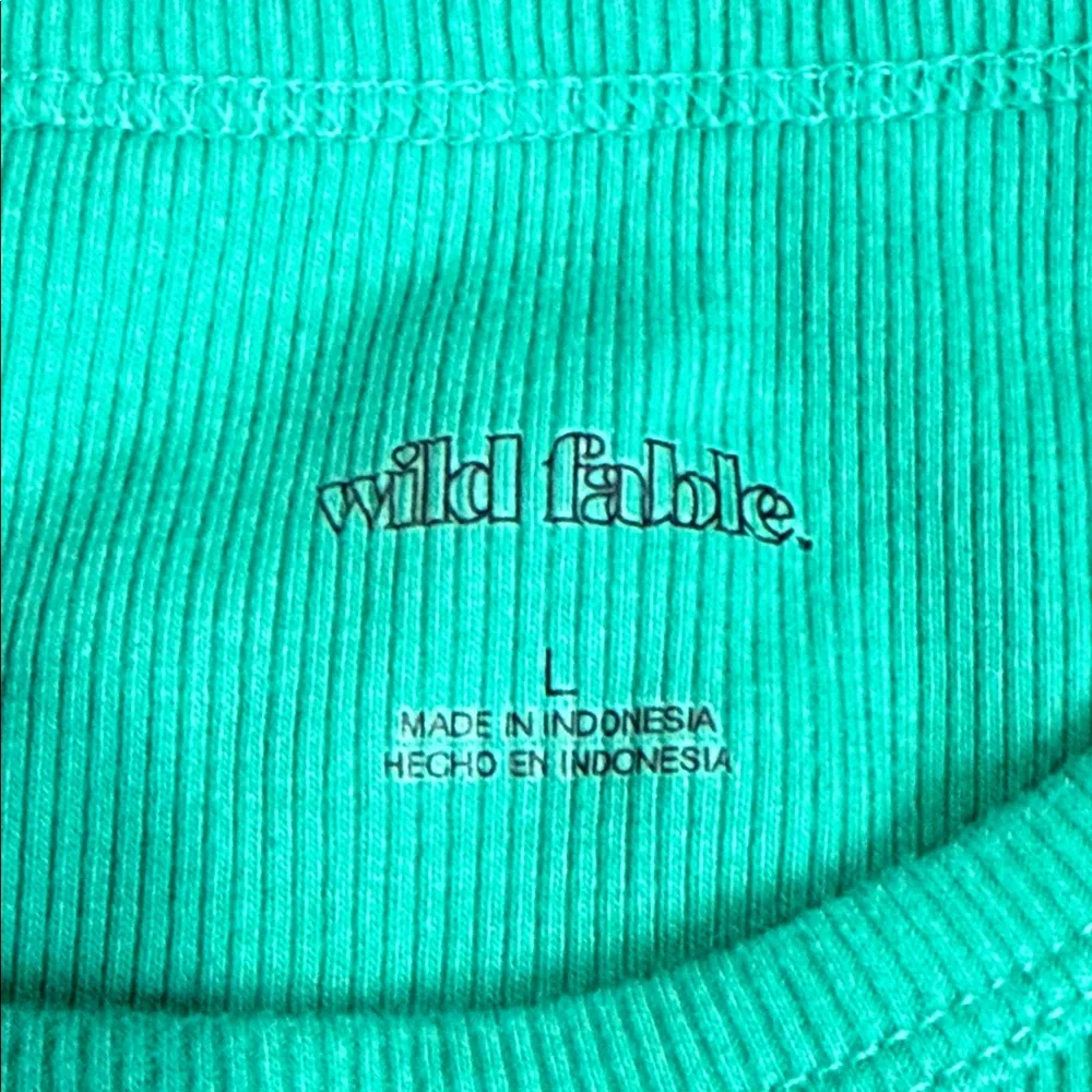 Wild Fable Ribbed Crop Tank Top (Large) - Picture 4 of 6